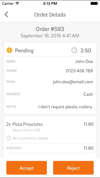 CAKE Order - Free Online Ordering for Restaurants screenshot-3
