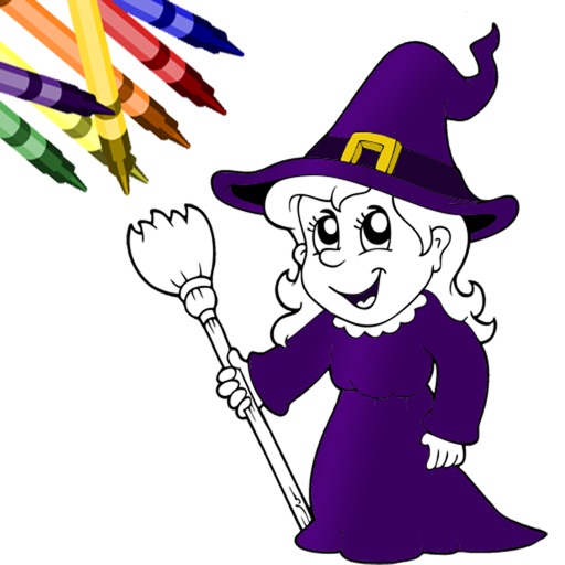 Halloween Coloring Book! iOS App