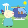 Miss Rabbit : Helicopter Pig Adventure for Peppa