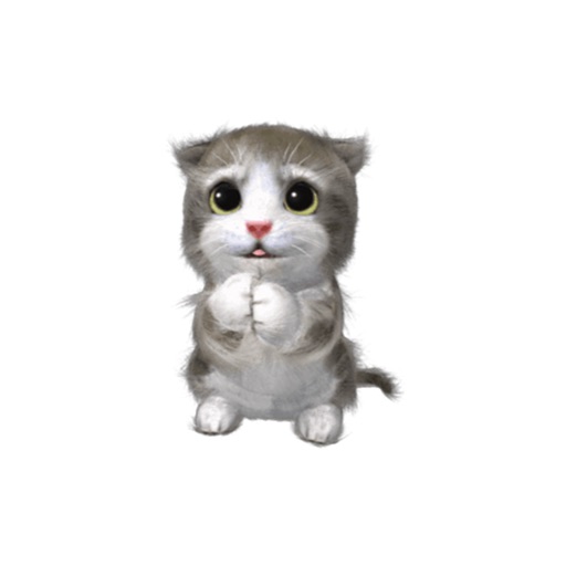 Mofu - the animated cat stickers for iMessage icon