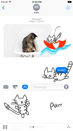 Cat stickers emoji - cute cats sticker p