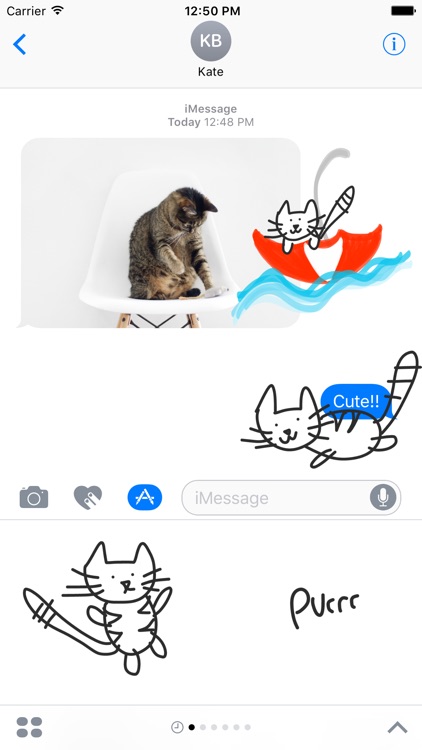 Cat stickers emoji - cute cats sticker photo