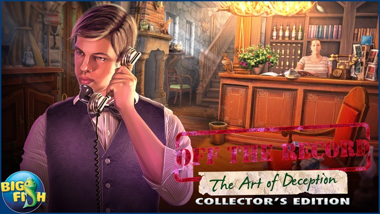 Off The Record: The Art of Deception - A Hidden Object Mystery (Full) screenshot-4