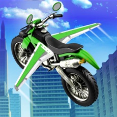 Activities of Flying Motor Bike Stunt 3D; Futuristic Simulator