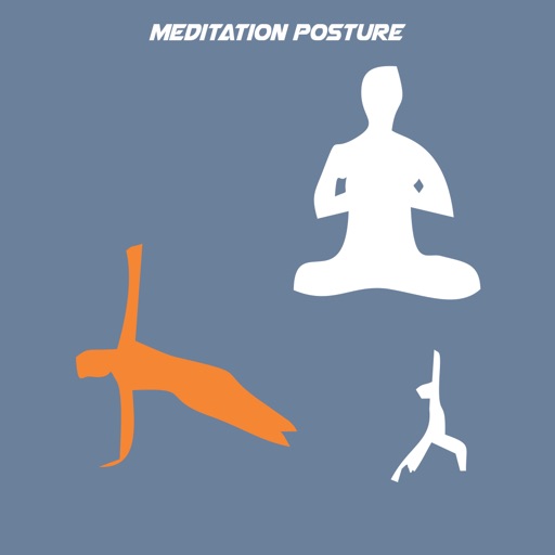 Meditation posture icon