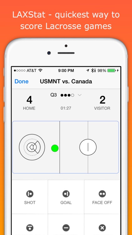 LAXStats - Lacrosse live scoring & team stats screenshot-0