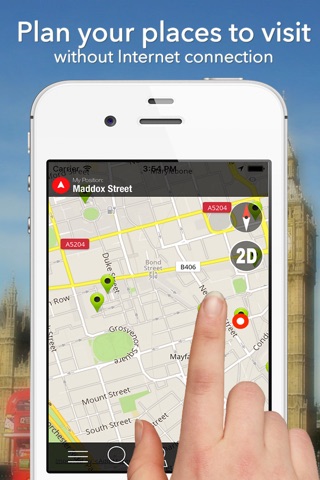 Rhodes Offline Map Navigator and Guide screenshot 2