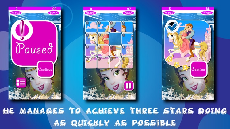 My Princess Ponys Puzzles Slide screenshot-3