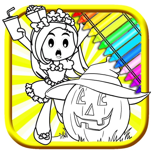 Shop Cake Festival Halloween Coloring Book Game iOS App