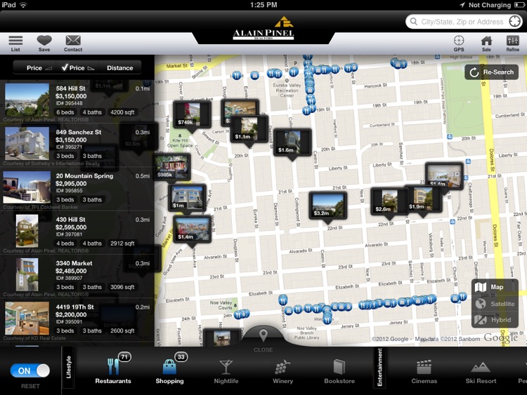 Alain Pinel Realtors for iPad