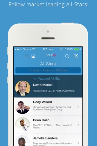 Scutify -  Passionate Investors & Traders screenshot 3