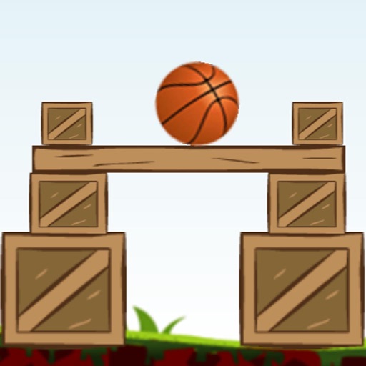 Basketball into the blue box icon