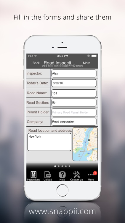 Road Inspection App