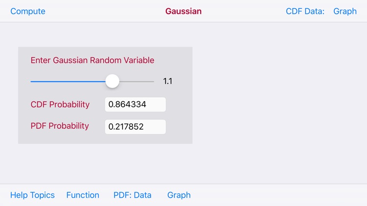 Gaussian Probability