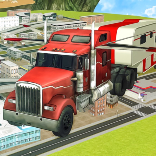 Real Driver of Flying Truck Parking Reloaded iOS App