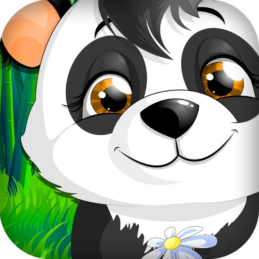 Walking Baby Panda in the Wild Jungle Slot Machine iOS App