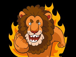 Make your conversations cuter with these Wild Lion Stickers