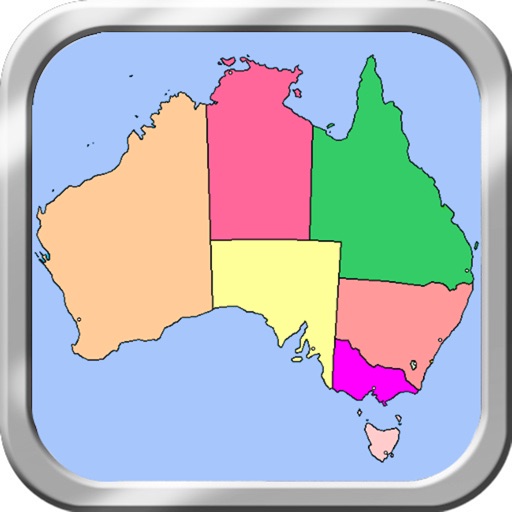Australia Puzzle Map Icon