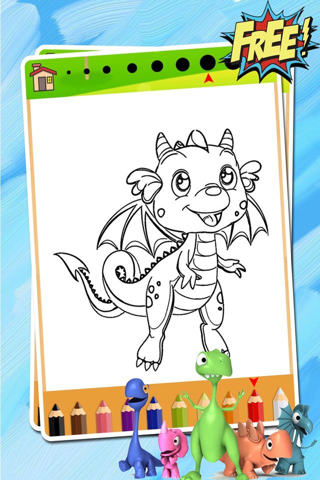 Dino Coloring Book - Dinosaurs Game For Free screenshot 4