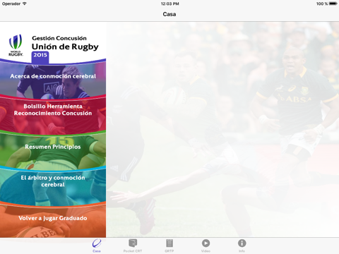 World Rugby Concussion Management 2015 screenshot 2