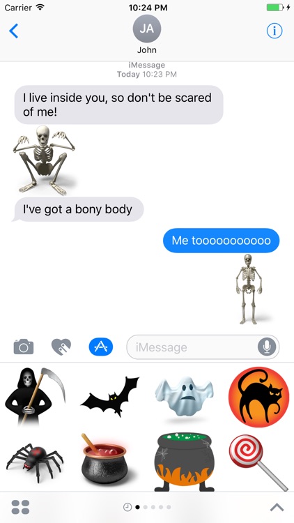 Crazy Halloween Sticker for iMessage #1