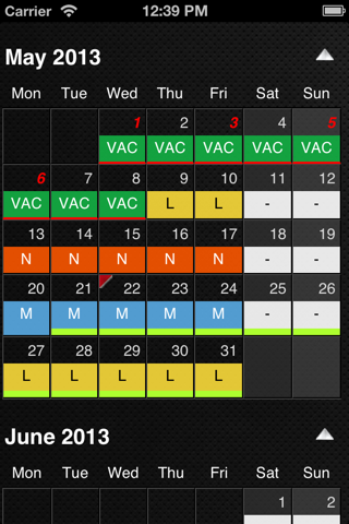 shift calendar pro screenshot 2