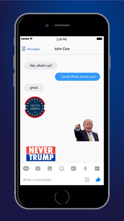 Election Emoji Keyboard - US 2016 screenshot-4