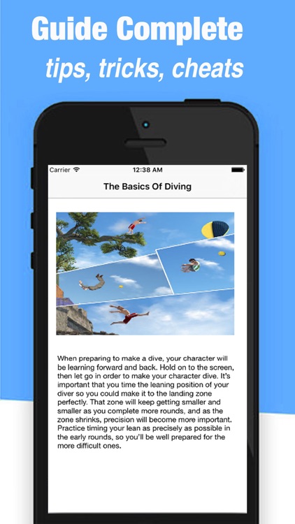 Guide for Flip Diving - Cheats and tips