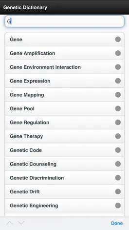 Game screenshot Genetics Dictionary Offline Free hack