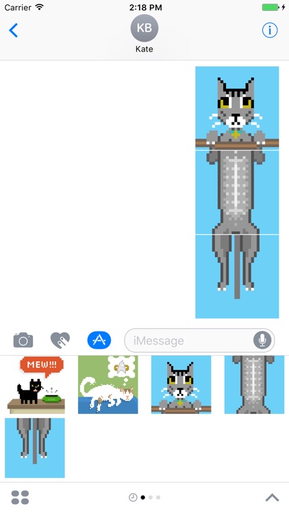 Pixel Cat Stickers