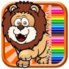 Lion Queen Coloring Book Fun Game For Kids