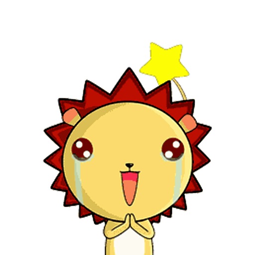 Lovely Star Lion - Animated Stickers And Emoticons iOS App