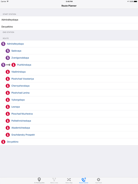 St.Petersburg Metro & Subway screenshot 2