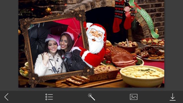 Xmas Jingle bell HD Frame - Free InstaFrame Editor(圖2)-速報App