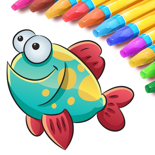 Sea Animals Coloring Book for Toddlers icon
