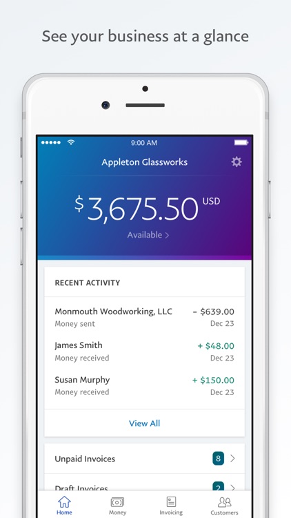 PayPal Business - Send invoices and get paid