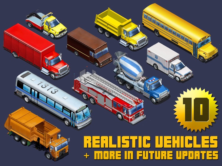 Kids Vehicles: City Trucks & Buses HD for the iPad screenshot-4