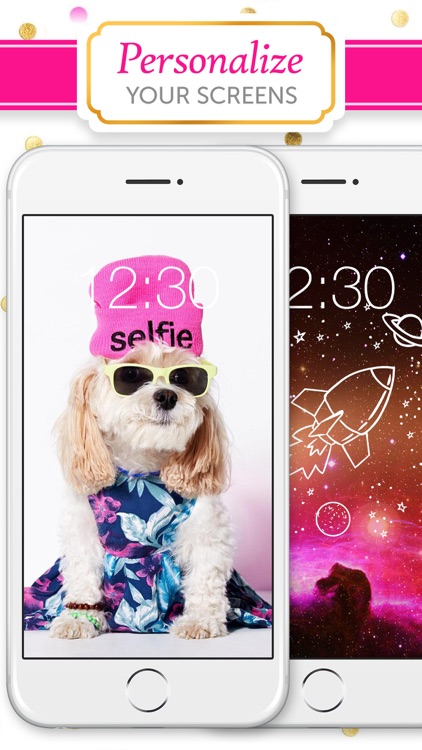 Girly Wallpapers & Backgrounds for Cute Girls screenshot-3