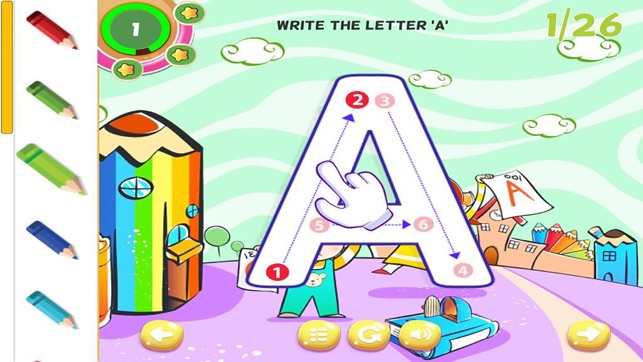 ABC Alphabet Learning Letter Writing for