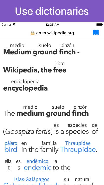 Goabird∞: English to Spanish translator screenshot-4