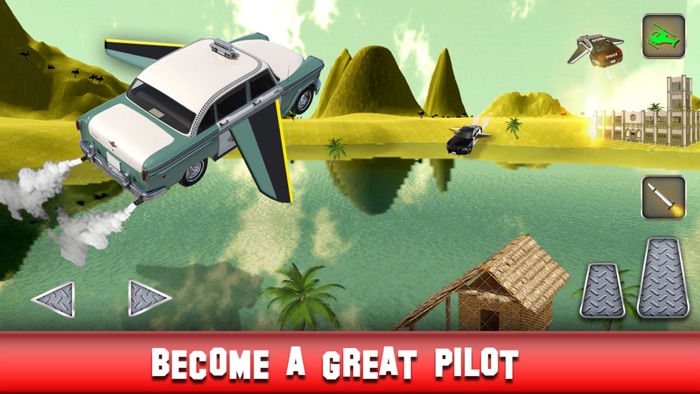 Flying Police Car Flight Simulator 2016 Car Chase