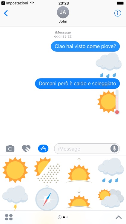 Weather Sticker