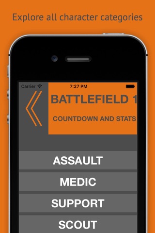 Countdown and Stats Battlefield 1 Edition screenshot 2