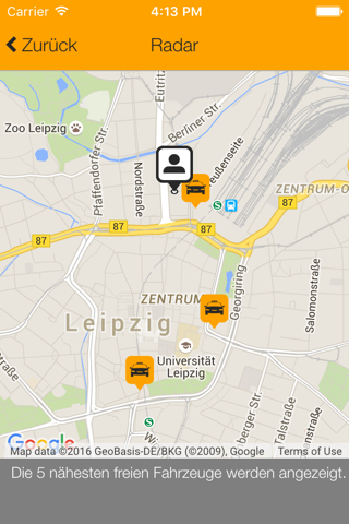 City Taxi Leipzig screenshot 3