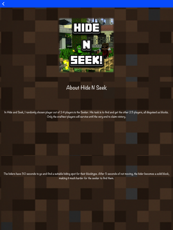 Hide N Seek - Best Maps for Minecraft Pocket MCPEのおすすめ画像2
