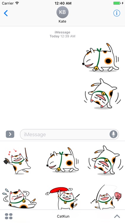 Cat Kun Stickers for iMessage