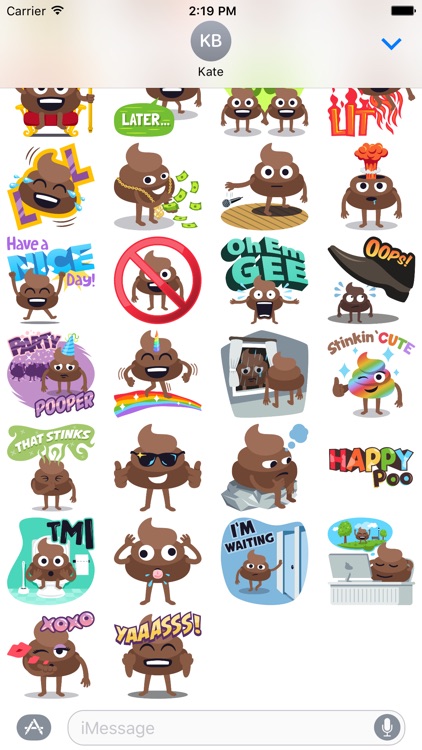 Happy Poo: Stickers by EmojiOne screenshot-4