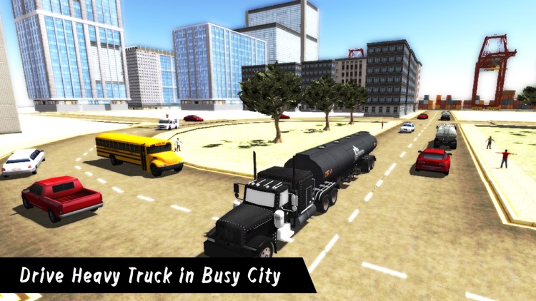 Oil Tanker Fuel Transporter Truck Driver Simulator