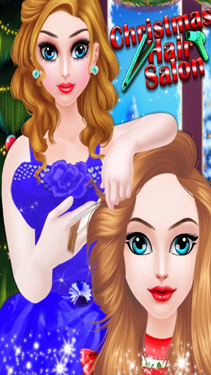 Christmas Hair Salon Spa and Hair Makeup Games