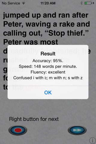 ReadingTutor screenshot 4